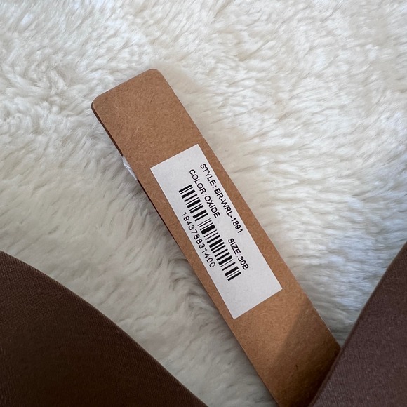 Skims Women's Fits Everybody Wireless Bra Oxide Brown Size 30B NWT - Picture 7 of 10